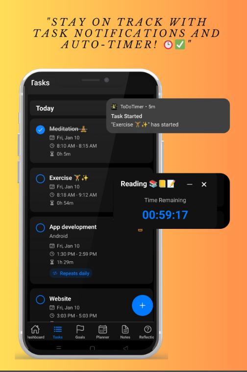 To Do Timer Pro - Screenshot 4